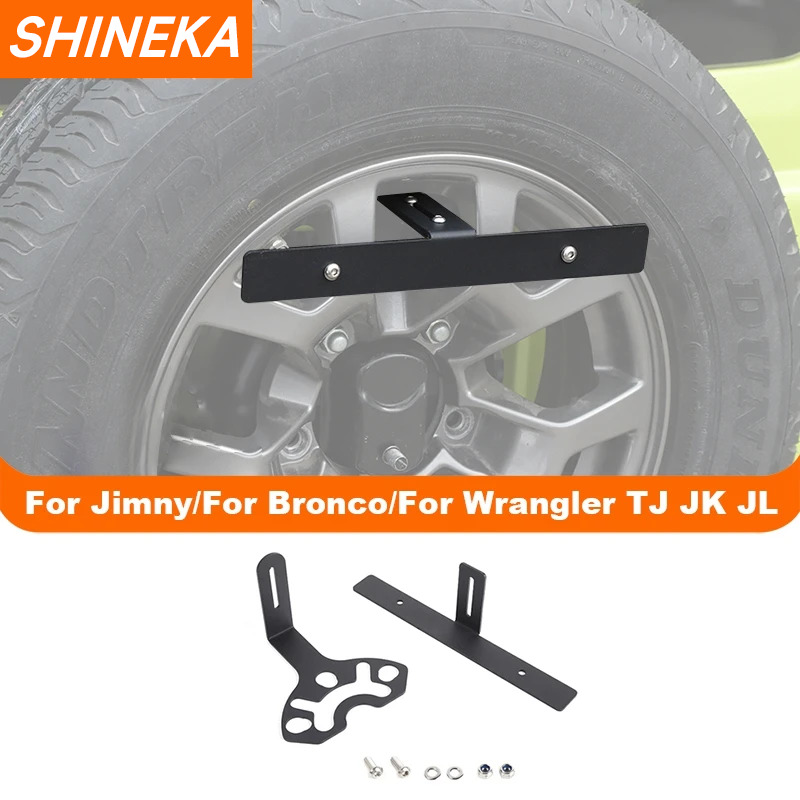 Outdoor Camping Jeep - SHINEKA Kit dudukan braket plat nomor