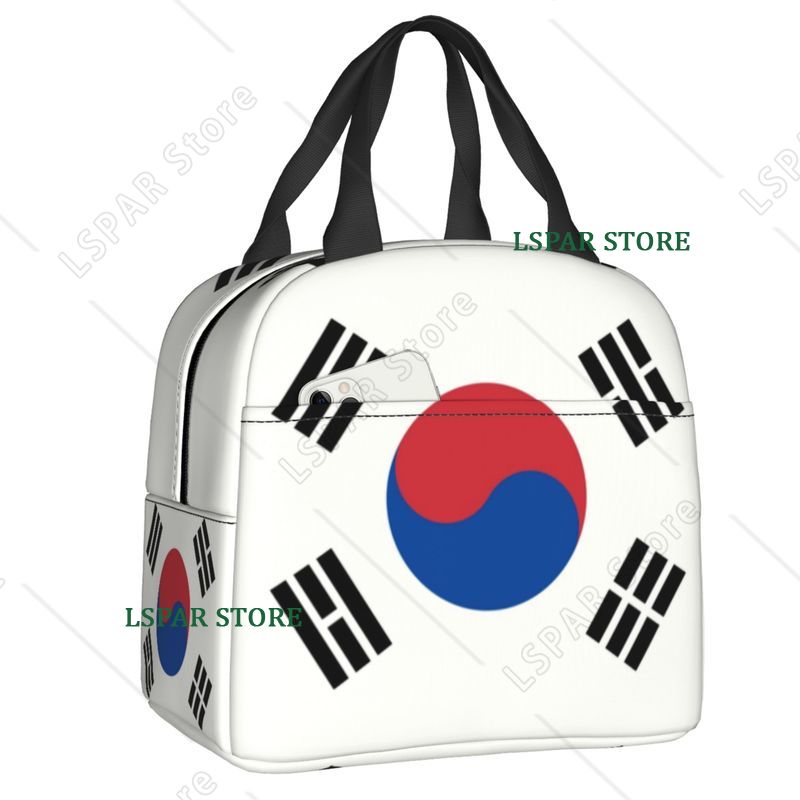Outdoor Camping Korea - Tas Makan Siang Terisolasi Termal Bendera