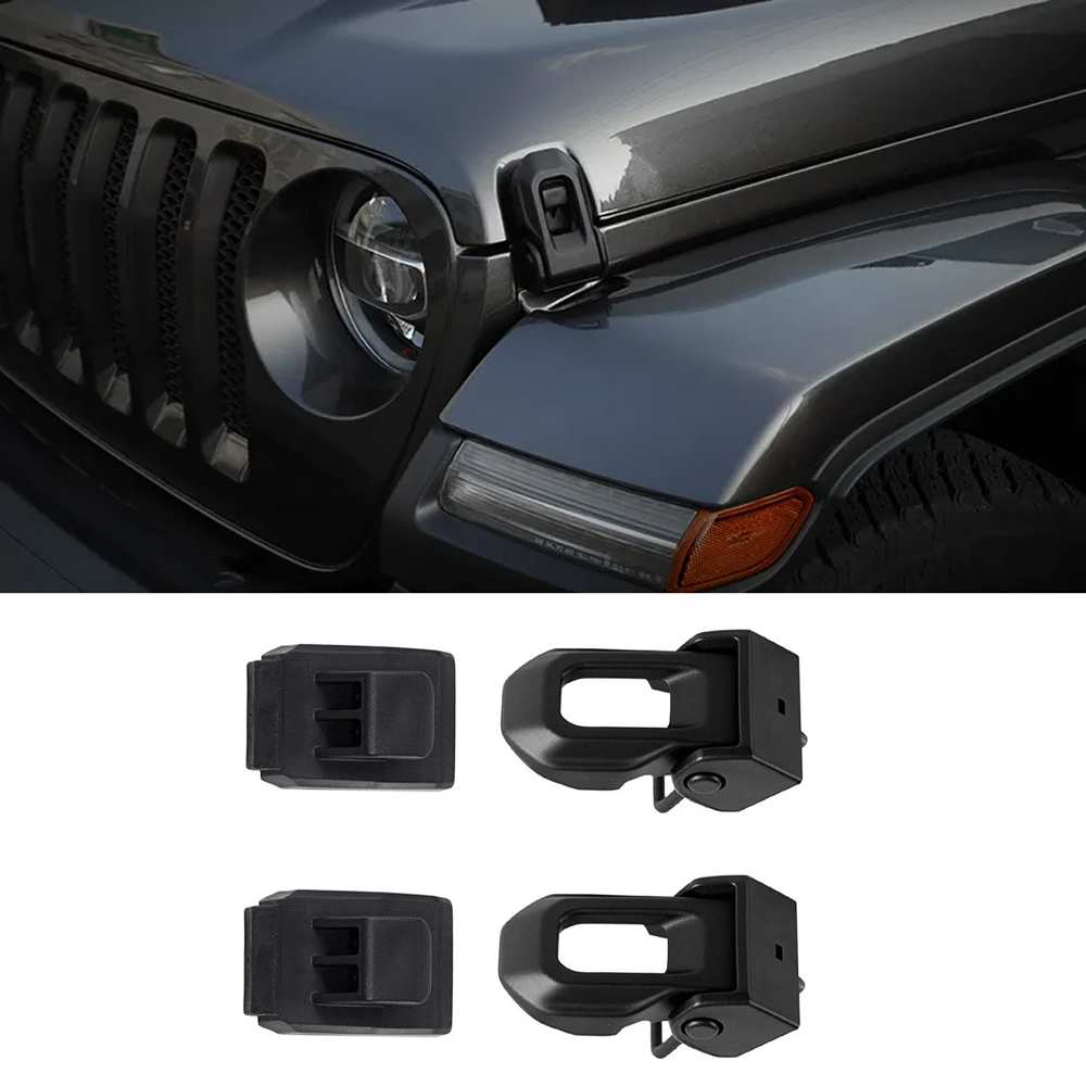 Outdoor Camping Jeep - 2 Buah Kait Pengunci Kap Mobil