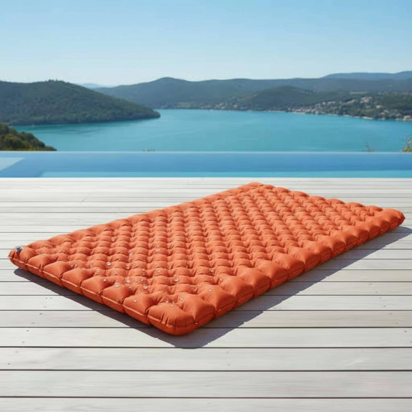 Outdoor Camping Carpet - Matras Camping Tiup Nylon TPU Alas