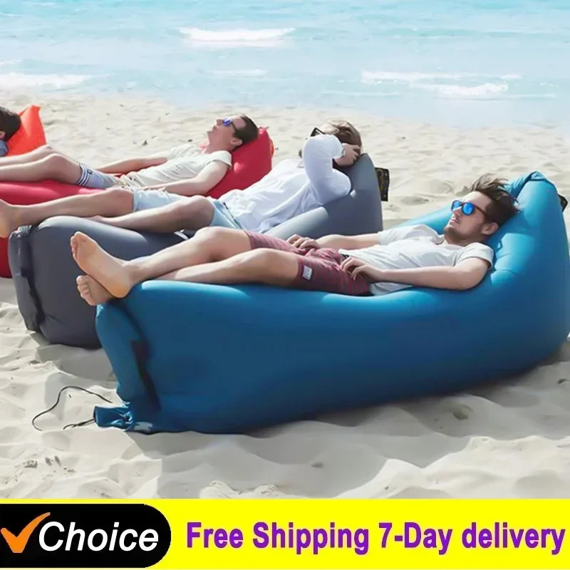 Bed Outdoor Camping - Sofa Tiup Portabel untuk Luar Ruangan,