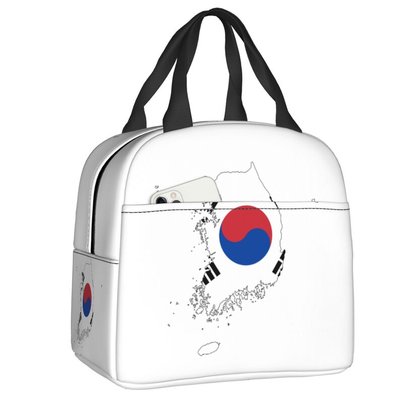 Outdoor Camping Korea - Tas Makan Siang Terinsulasi Termal Bendera