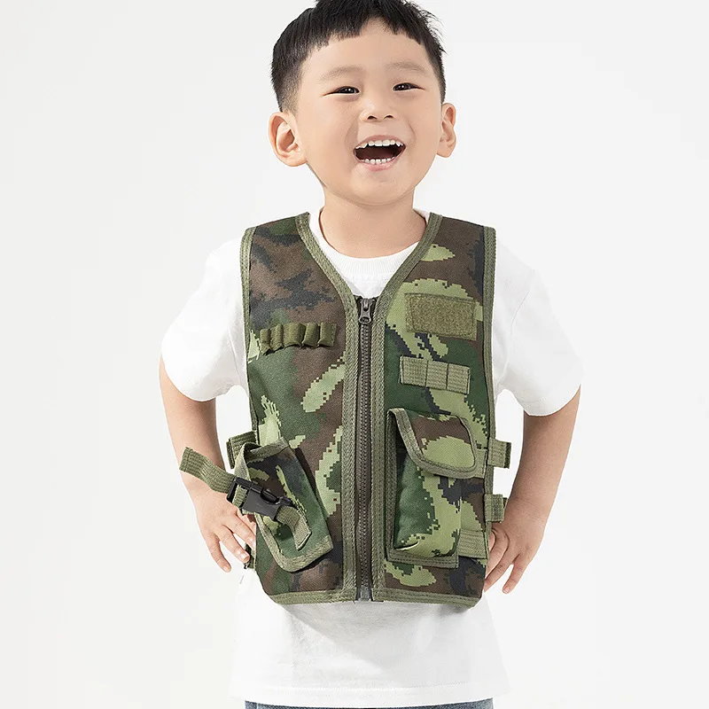 Outdoor Camping Kids Activities - Rompi Taktis Anak-anak Penggemar Tentara Rompi