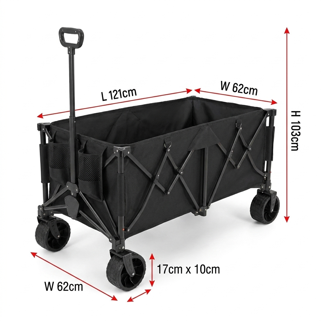 Outdoor Camping Set - Gerobak Lipat Tugas Berat Khusus dengan