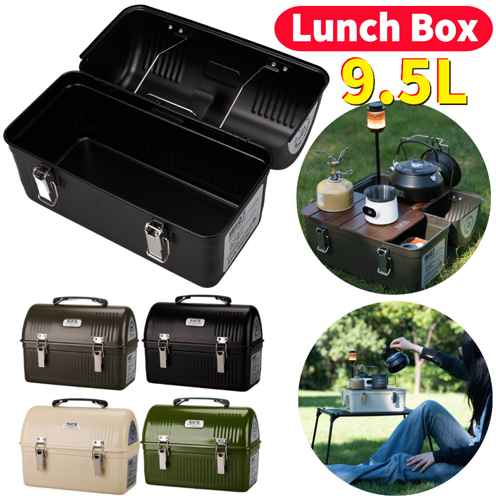 Kotak Makan Logam Vintage 9.5L - Outdoor Camping Store ulasan dan harga