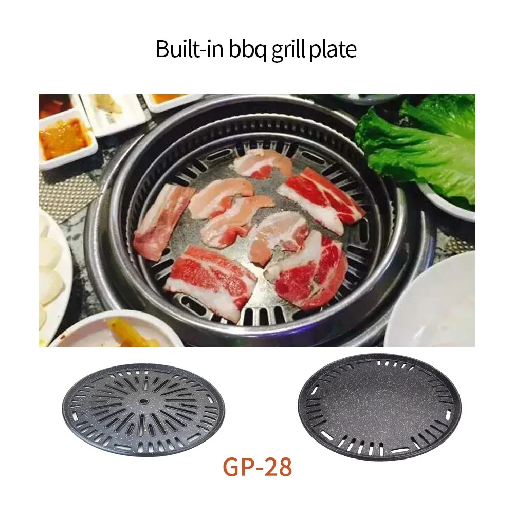 Piring panggangan bbq bundar a - Outdoor Camping Korea ulasan dan harga