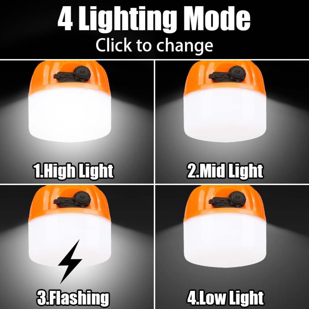 Lampu Kemah Mini Portabel 4 Mo - Camping Lantern ulasan dan harga