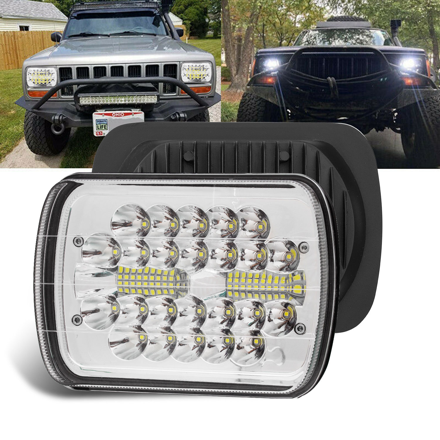 Lampu LED Mobil Kotak 7x6 5X7