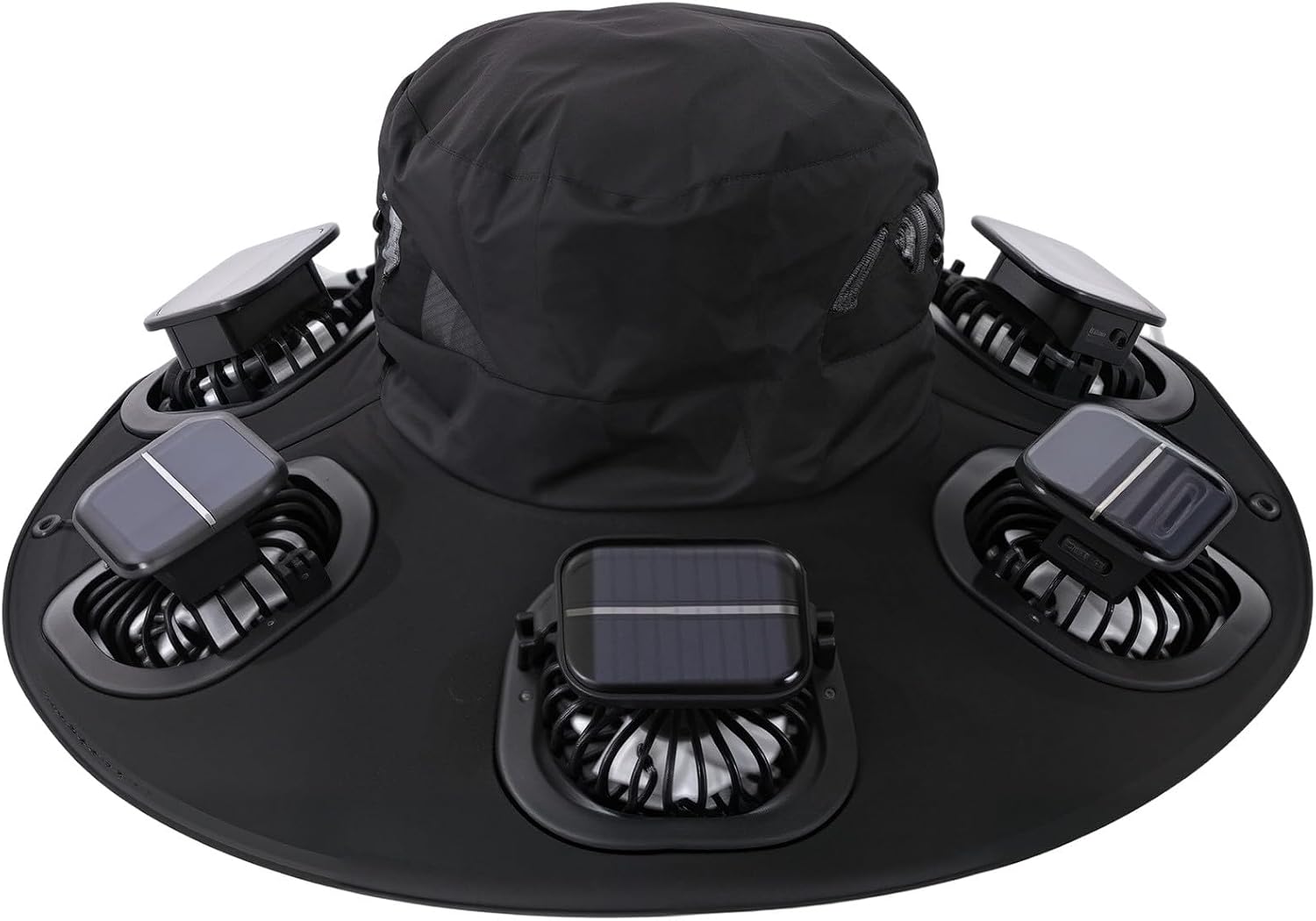 Topi Kipas Tenaga Surya Hot 6  - Outdoor Camping Hat ulasan dan harga