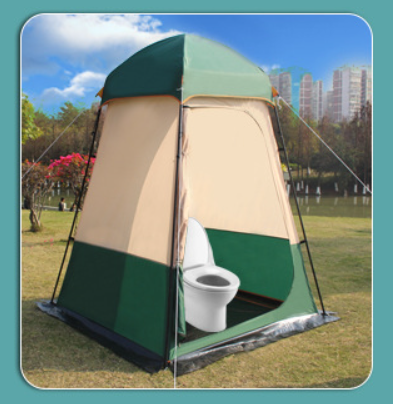 Tenda Mandi Camping Anti Air E - Outdoor Camping Set ulasan dan harga