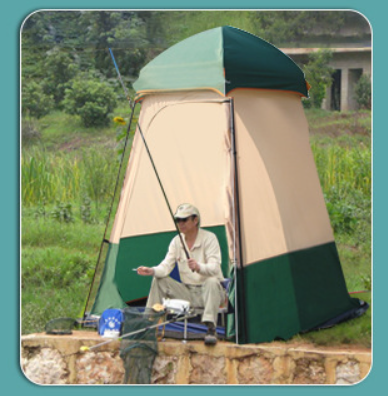 Tenda Mandi Camping Anti Air E - Outdoor Camping Set ulasan dan harga