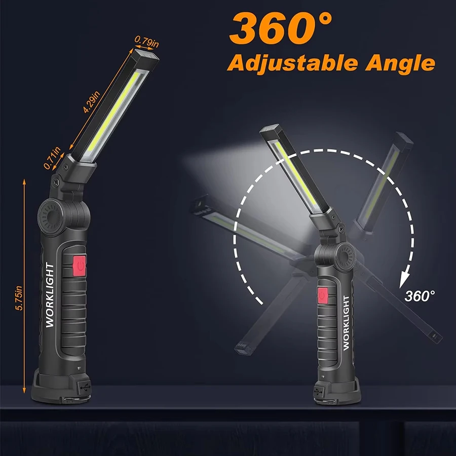 Lampu Kerja Magnetik Isi Ulang - Camping Lantern ulasan dan harga