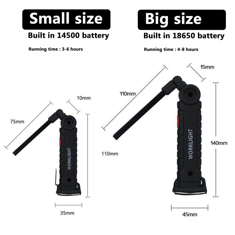 Senter LED Lipat Portabel Magn - Camping Lantern ulasan dan harga
