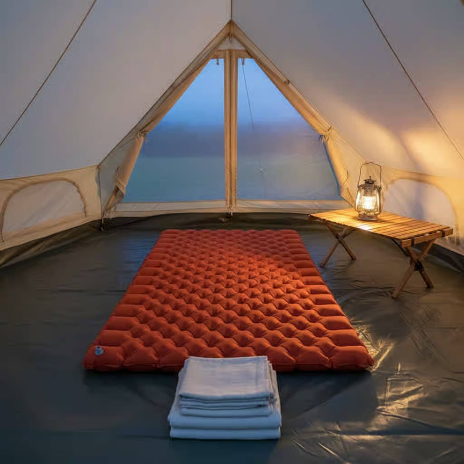 Matras Camping Tiup Nylon TPU  - Outdoor Camping Carpet ulasan dan harga