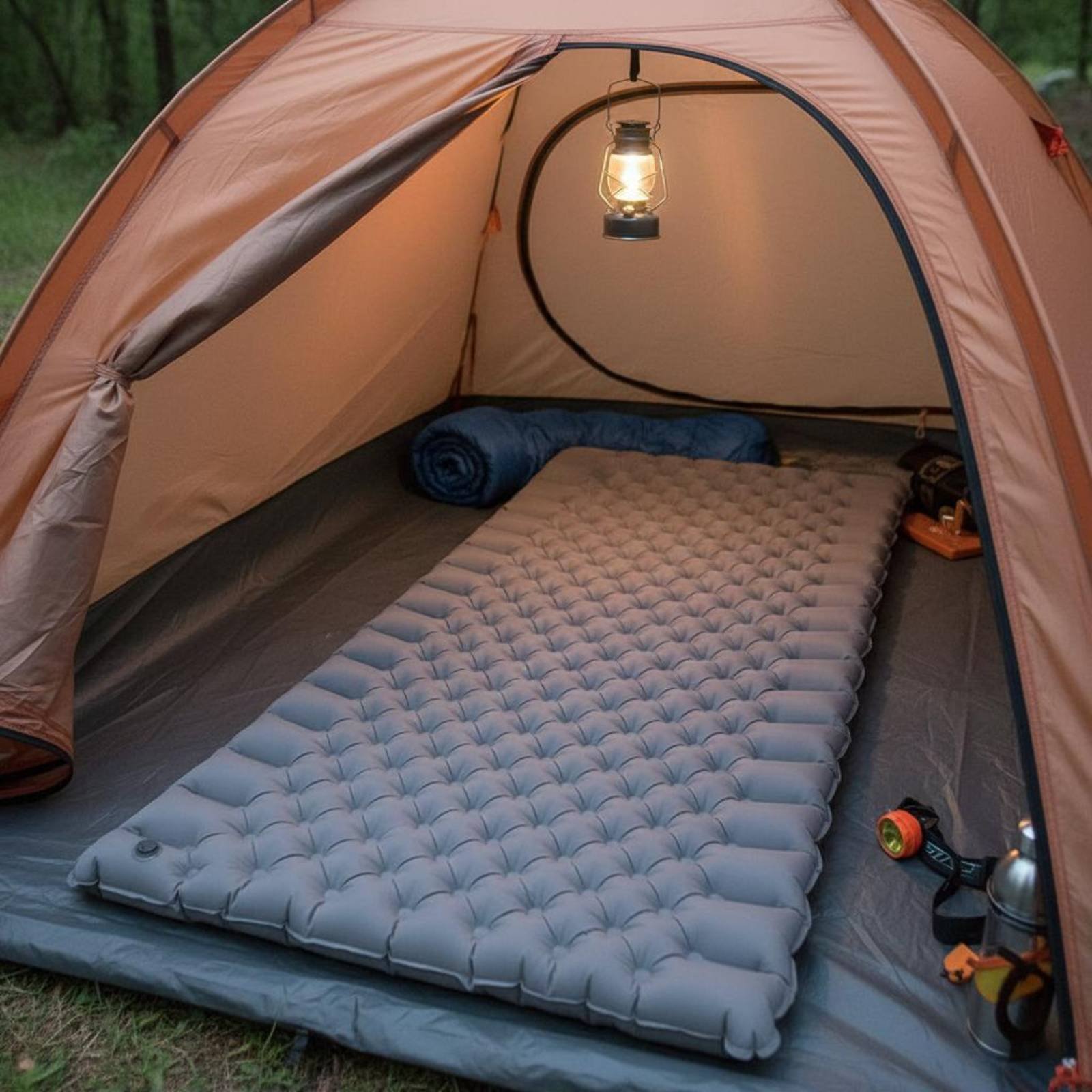 Matras Camping Tiup Nylon TPU  - Outdoor Camping Carpet ulasan dan harga