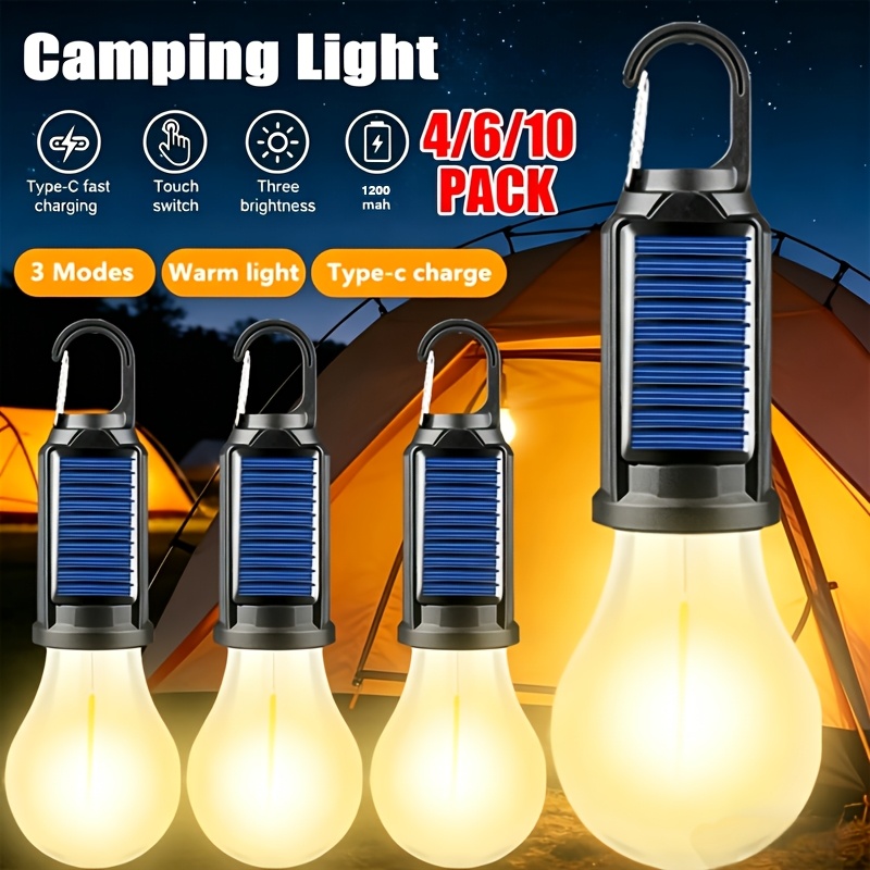 4/6/10 Paket Lampu LED Darurat - Outdoor Camping Jobs ulasan dan harga
