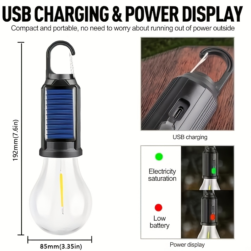 4/6/10 Paket Lampu LED Darurat - Outdoor Camping Jobs ulasan dan harga