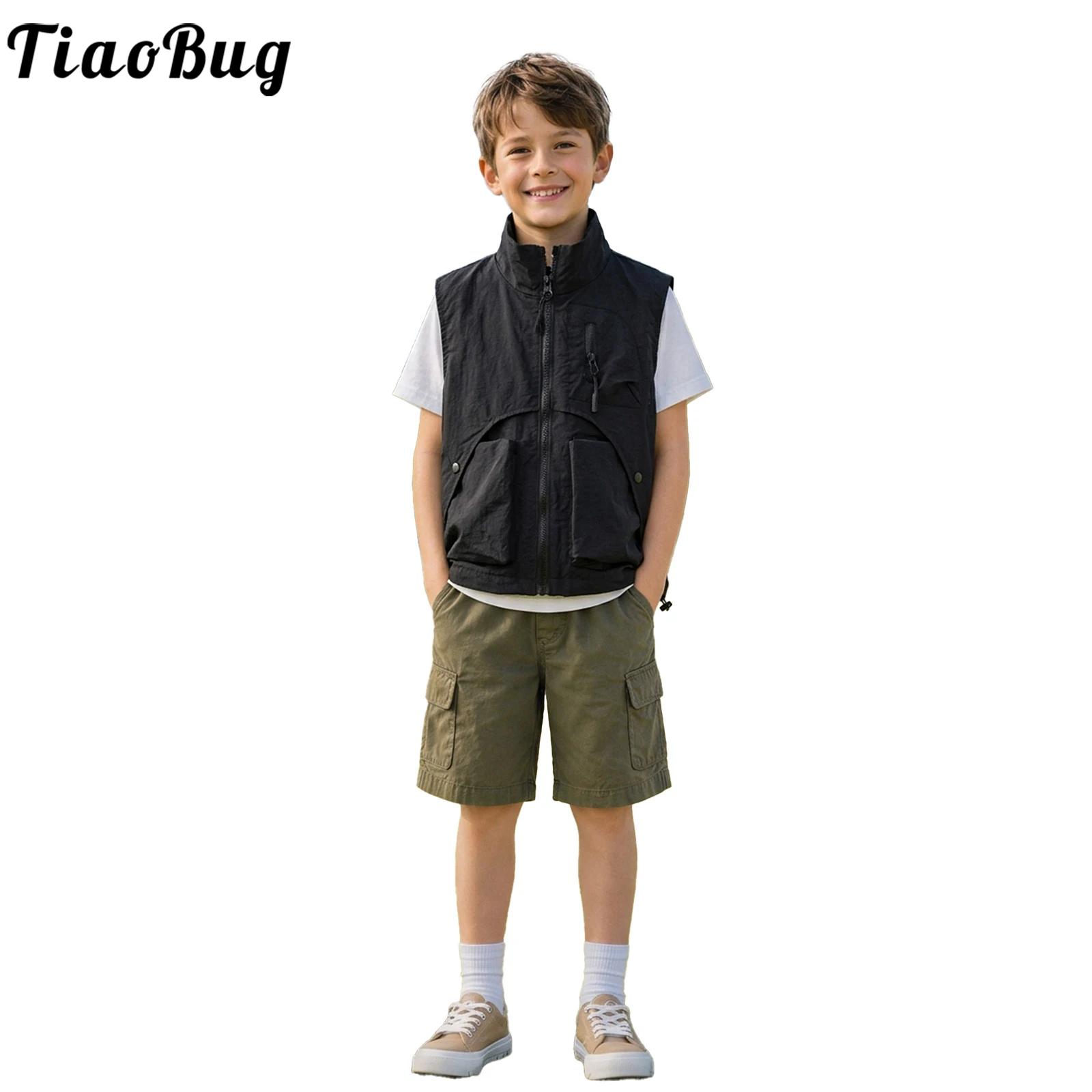 Rompi Kargo Ritsleting Fashion - Outdoor Camping Kids Activities ulasan dan harga