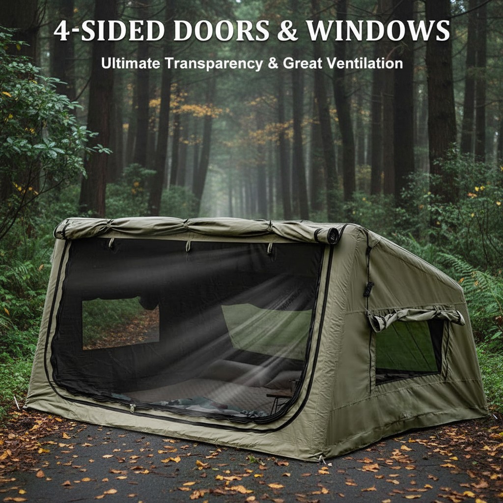 Tenda Camping Otomatis Tiup un - Outdoor Camping Set ulasan dan harga