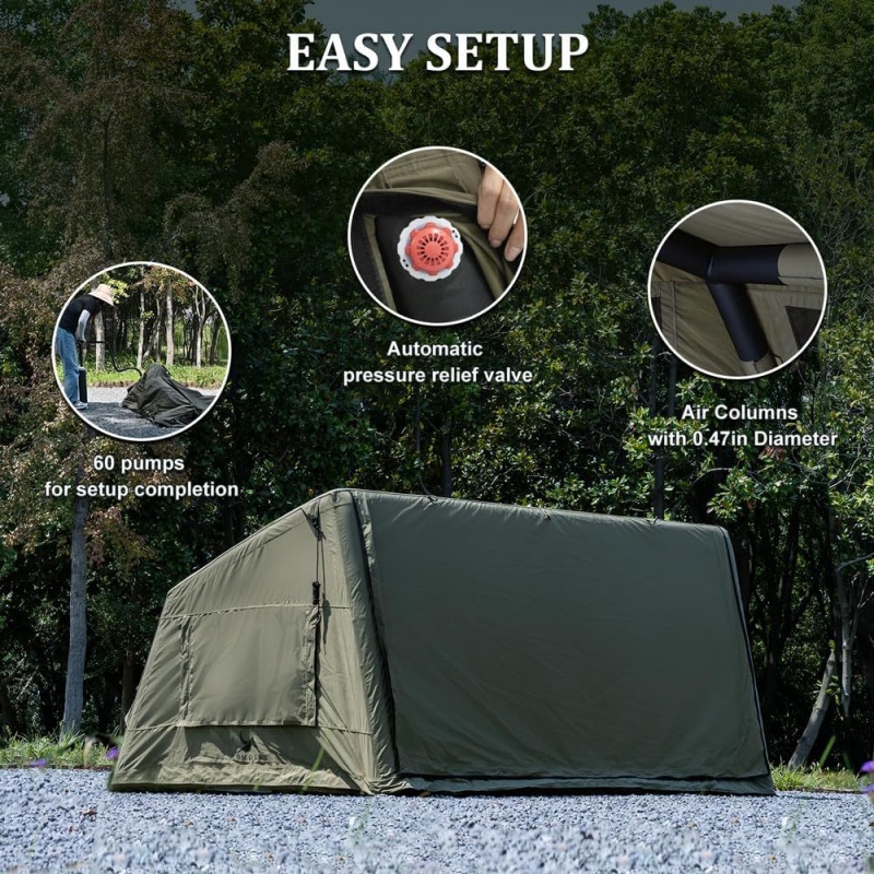 Tenda Camping Otomatis Tiup un - Outdoor Camping Set ulasan dan harga