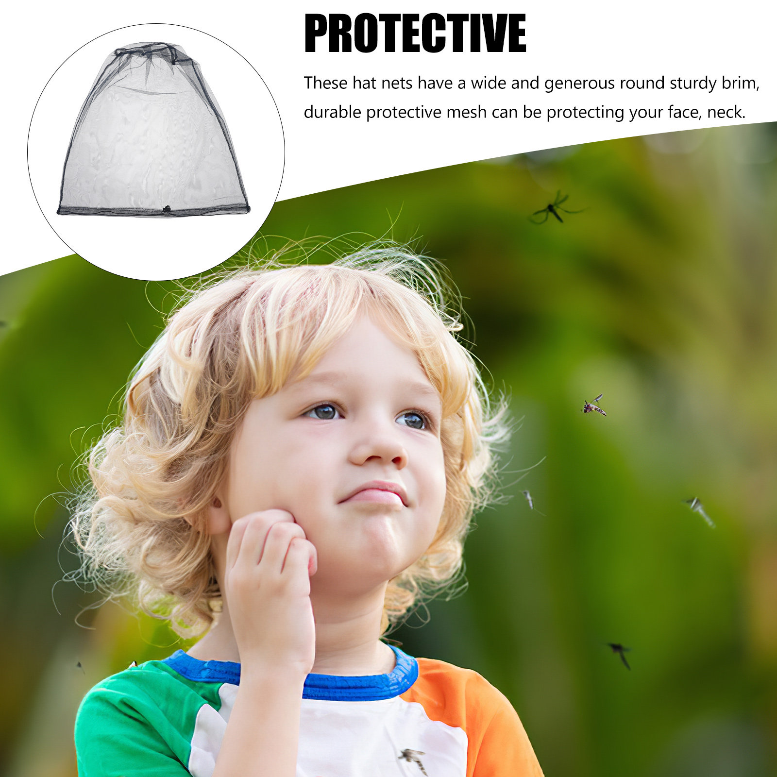2Pcs Jaring Anti Nyamuk Pelind - Outdoor Camping Hat ulasan dan harga