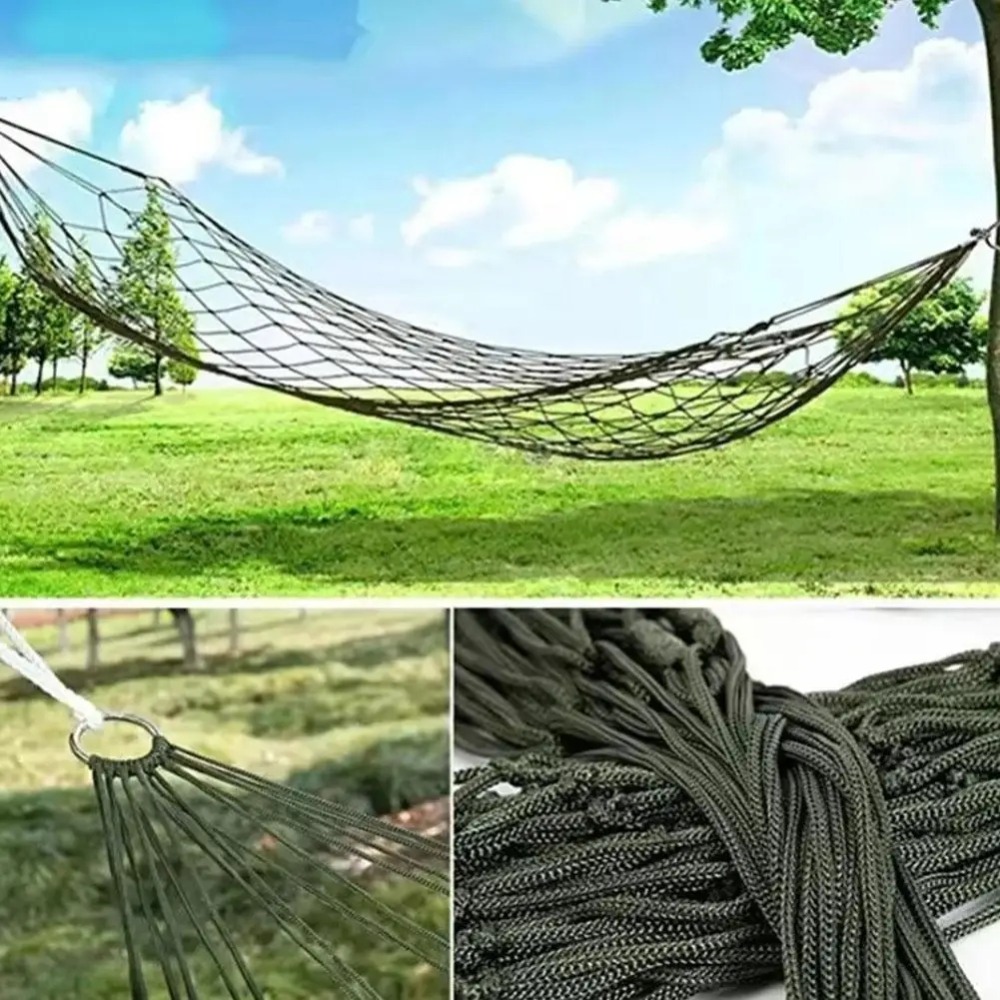 Tempat tidur gantung tali nilo - Bed Outdoor Camping ulasan dan harga