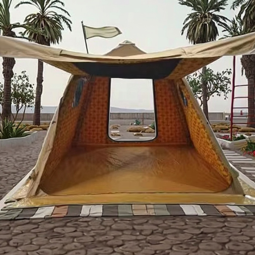Tenda Udara Ukuran Besar Gaya  - Outdoor Camping Set ulasan dan harga