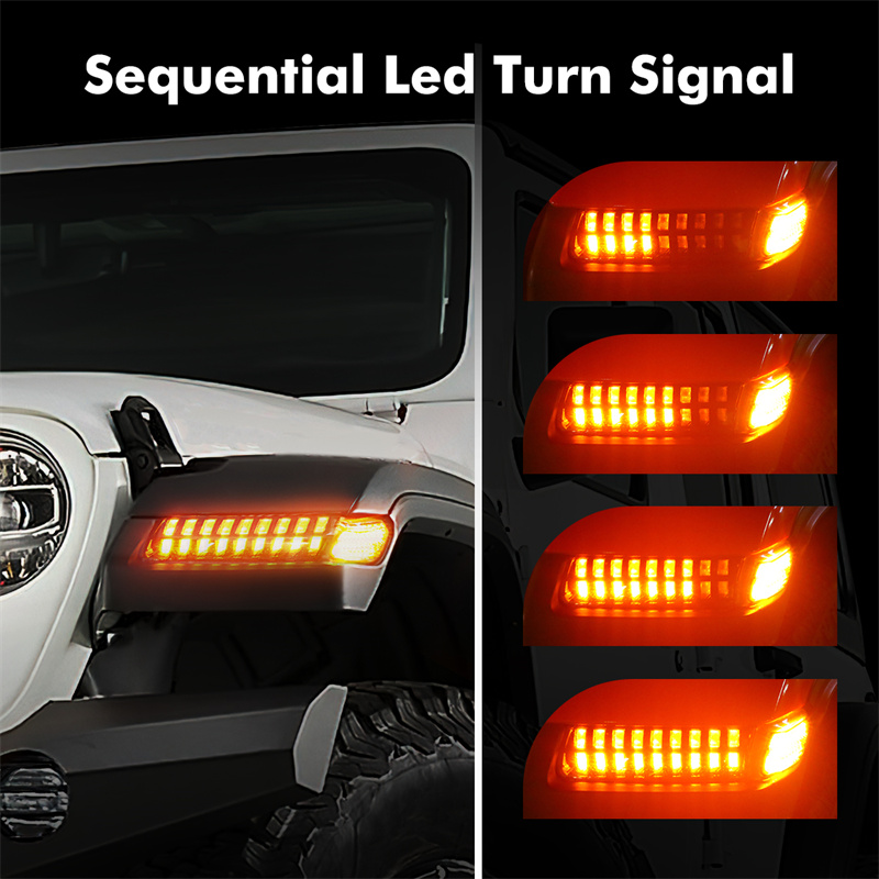 Lampu Sein LED DRL dengan Lamp - Outdoor Camping Jeep ulasan dan harga