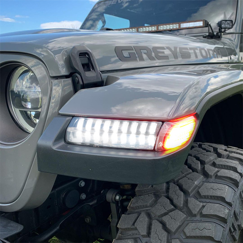 Lampu Sein LED DRL dengan Lamp - Outdoor Camping Jeep ulasan dan harga