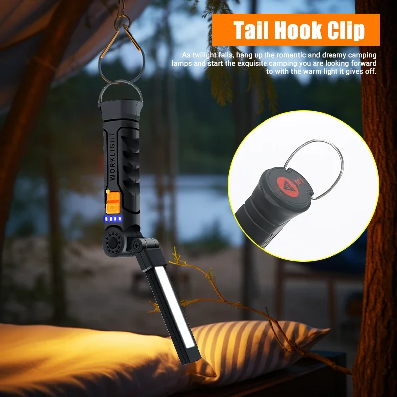 Senter Lipat LED COB Lampu Ker - Camping Lantern ulasan dan harga