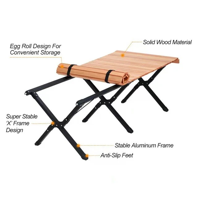 Meja Lipat Portabel Korea untu - Outdoor Camping Korea ulasan dan harga