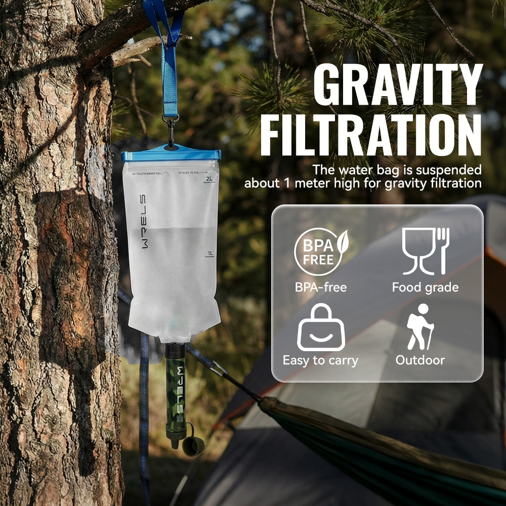 WRELS Set Filter Air Portabel  - Outdoor Camping Outfit ulasan dan harga